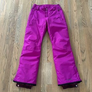 Columbia Women’s Omni-Tech Ski Snowboarding Pants Purple Pink Small